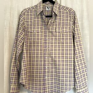 Vtg 2001 ROCKIES western pearl snap button down shirt